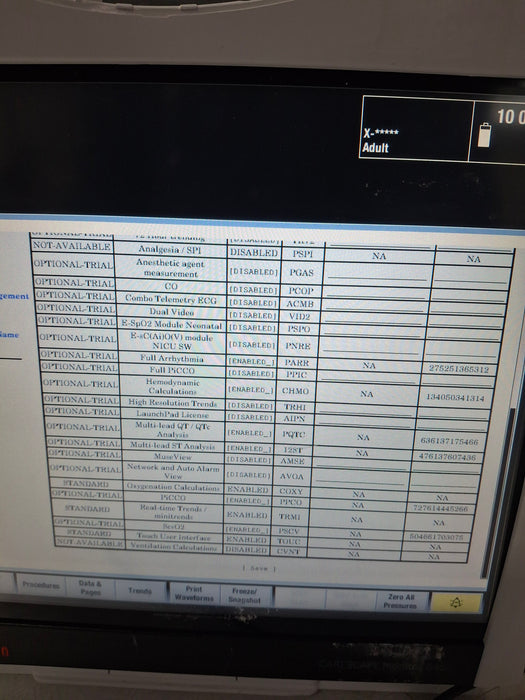 GE Healthcare Carescape B450 Post Anesthesia Care Patient Monitor