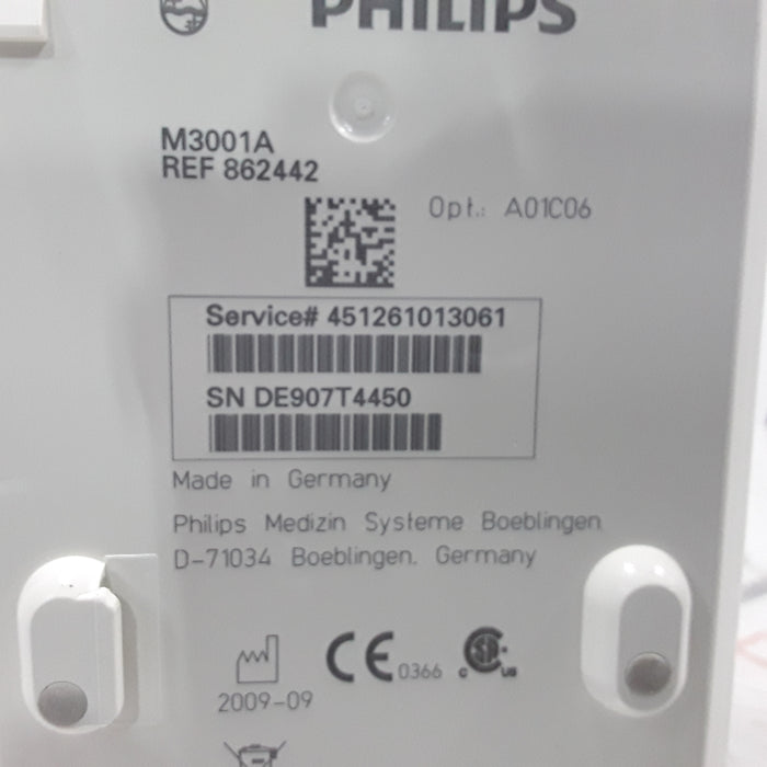 Philips M3001A-A01C06 Fast SpO2, NIBP, ECG, Temp, IBP MMS Module