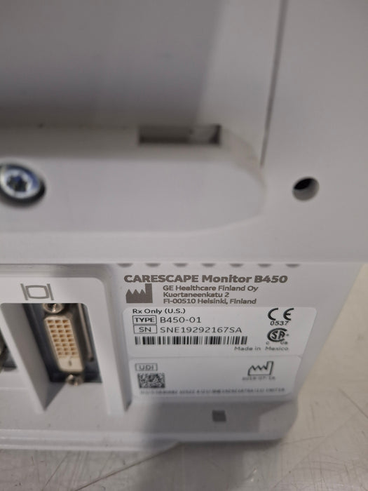 GE Healthcare Carescape B450 Neonatal Care Patient Monitor