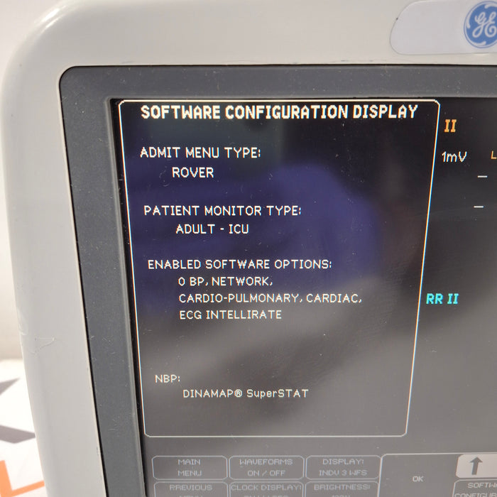 GE Healthcare Dash 4000 - GE/Nellcor SpO2 Patient Monitor