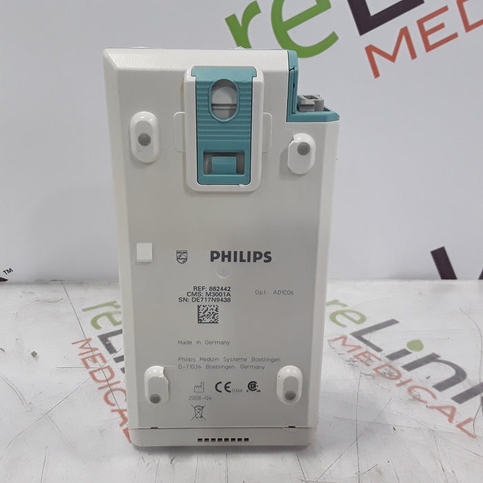 Philips M3001A-A01C06 Fast SpO2, NIBP, ECG, Temp, IBP MMS Module