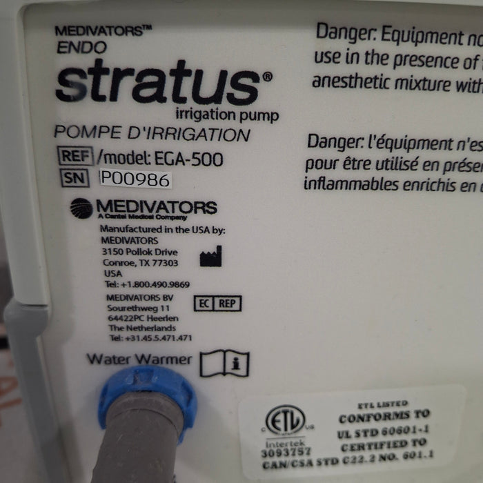 Medivators Endo Stratus EGA-500 Irrigation Pump