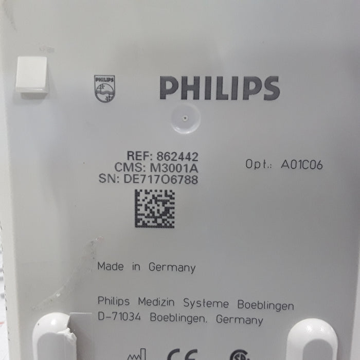 Philips M3001A-A01C06 Fast SpO2, NIBP, ECG, Temp, IBP MMS Module