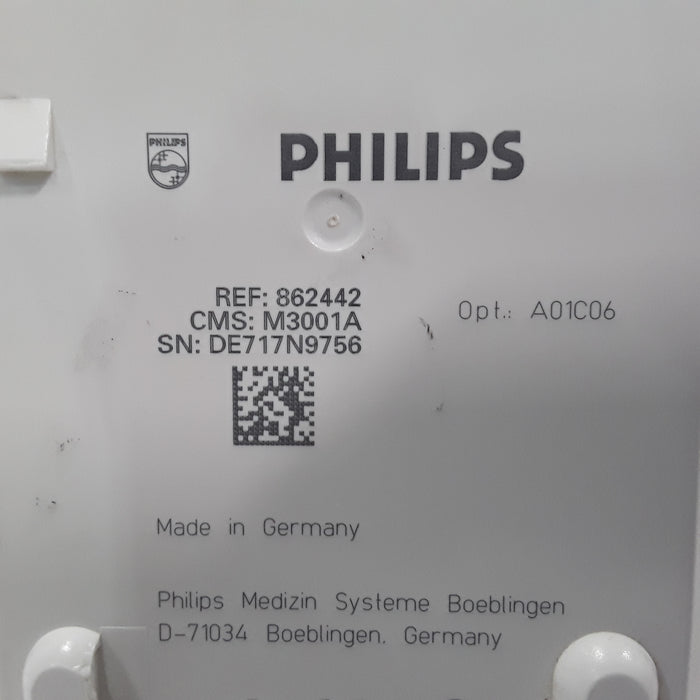 Philips M3001A-A01C06 Fast SpO2, NIBP, ECG, Temp, IBP MMS Module