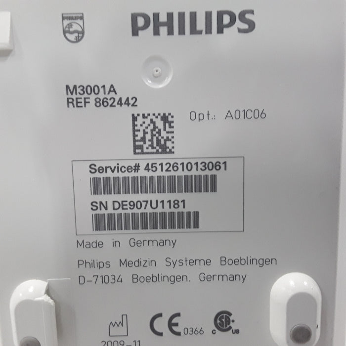 Philips M3001A-A01C06 Fast SpO2, NIBP, ECG, Temp, IBP MMS Module