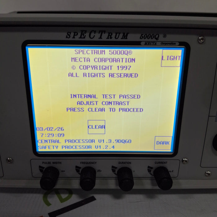 Mecta Spectrum 5000DQ Electroconvulsive ECT Shock Therapy