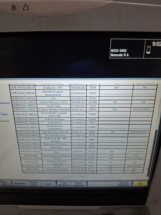 GE Healthcare Carescape B450 Neonatal Care Patient Monitor