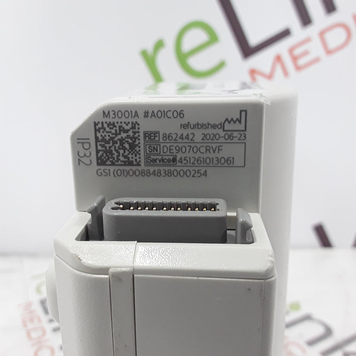 Philips M3001A-A01C06 Fast SpO2, NIBP, ECG, Temp, IBP MMS Module