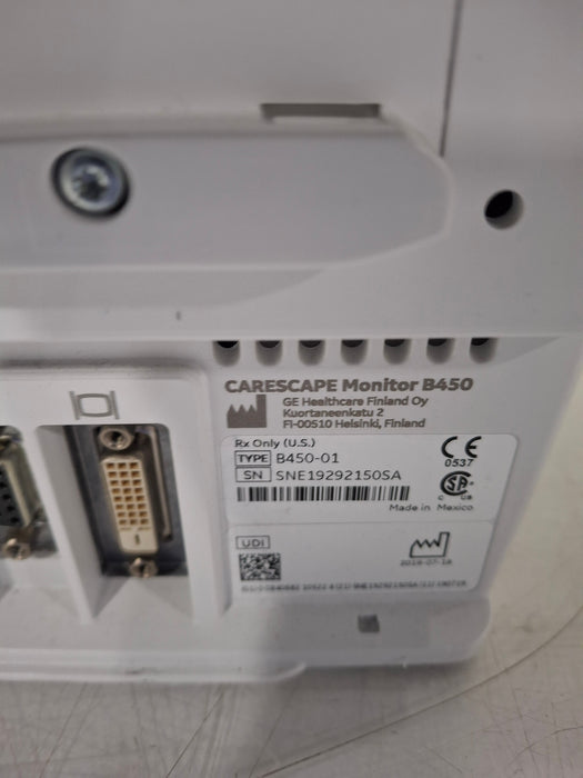 GE Healthcare Carescape B450 Neonatal Care Patient Monitor