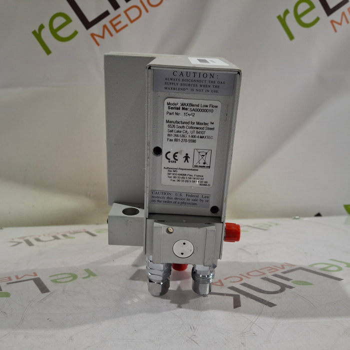 Maxtec, Inc. MAXBlend Low Flow Air/Oxygen Blender