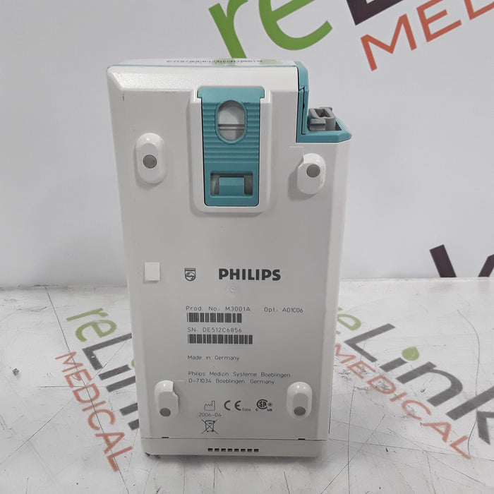 Philips M3001A-A01C06 Fast SpO2, NIBP, ECG, Temp, IBP MMS Module