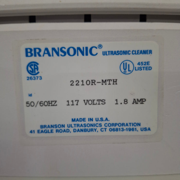 Bransonic 2210 Ultrasonic Bath Cleaner