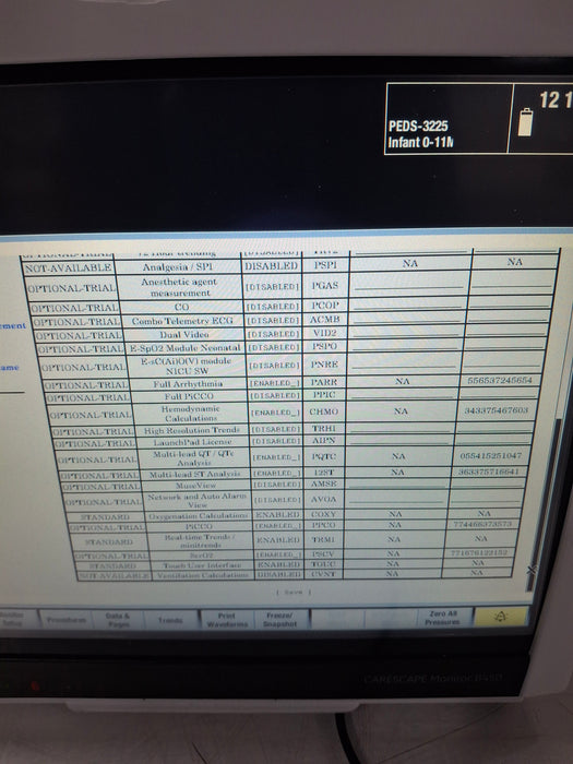 GE Healthcare Carescape B450 Critical Care Patient Monitor