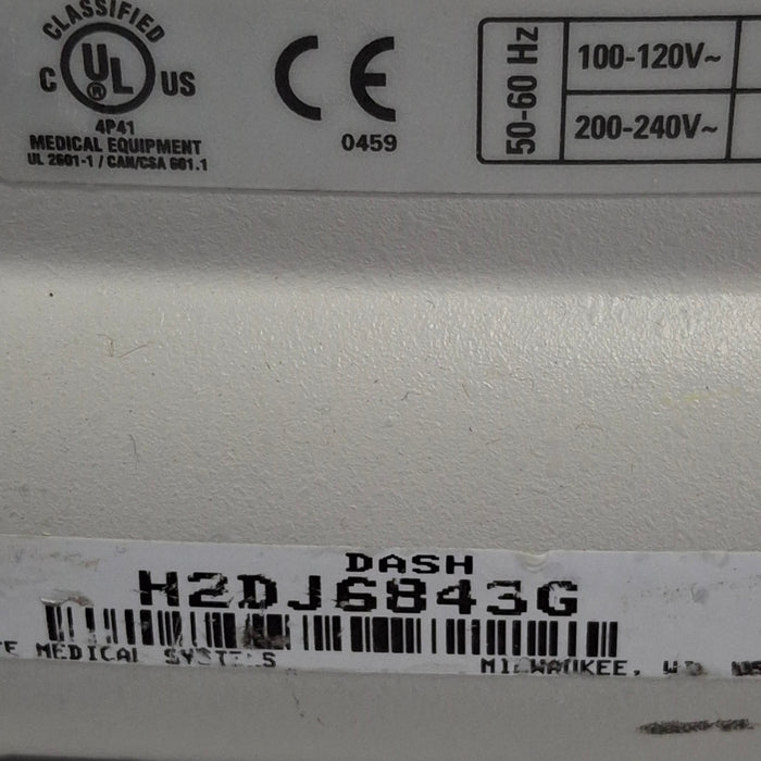 GE Healthcare Dash 4000 - GE/Nellcor SpO2 Patient Monitor