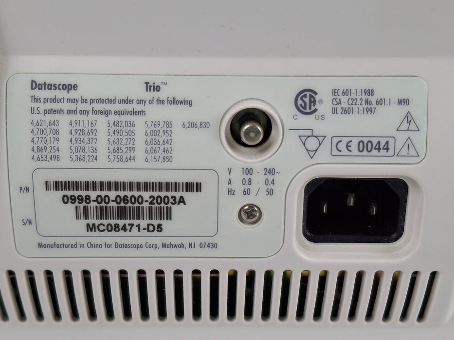 Datascope Trio Patient Monitor