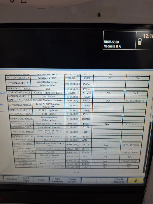 GE Healthcare Carescape B450 Neonatal Care Patient Monitor