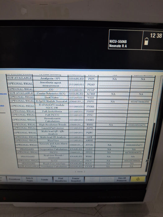 GE Healthcare Carescape B450 Neonatal Care Patient Monitor