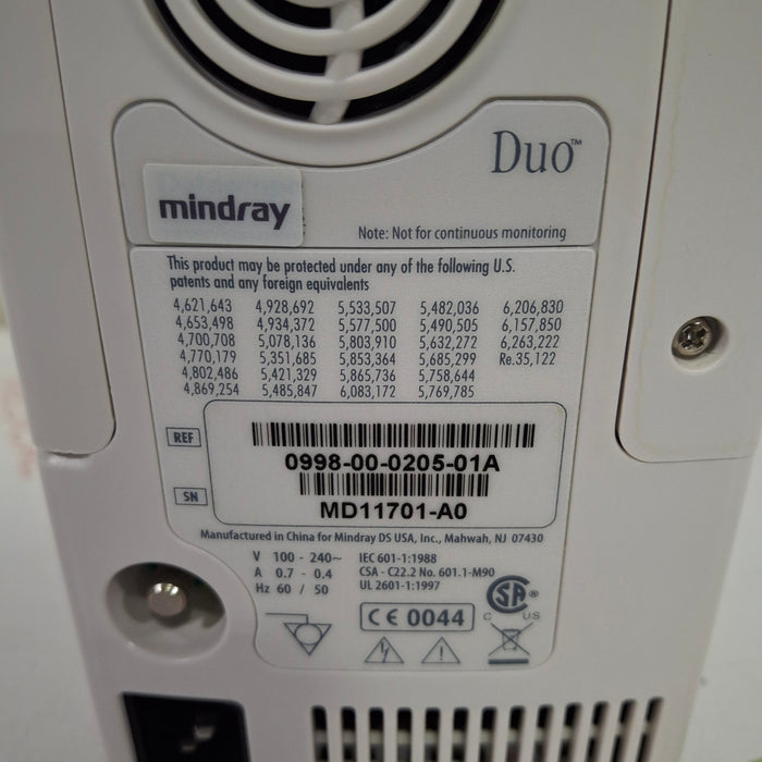 Mindray Datascope Duo Patient Monitor