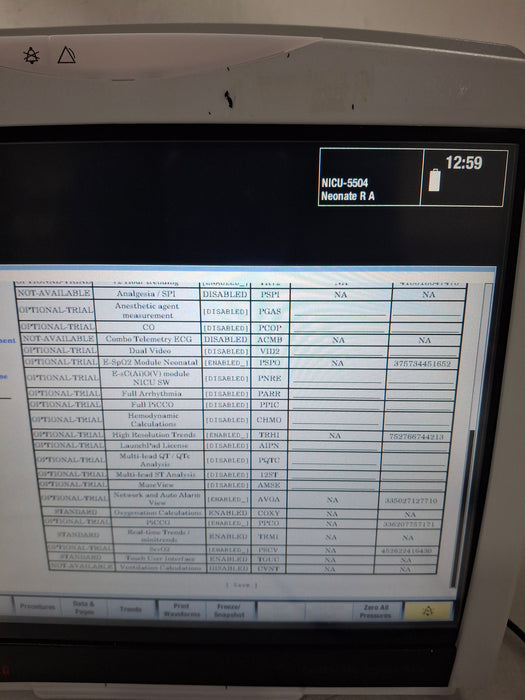 GE Healthcare Carescape B450 Neonatal Care Patient Monitor