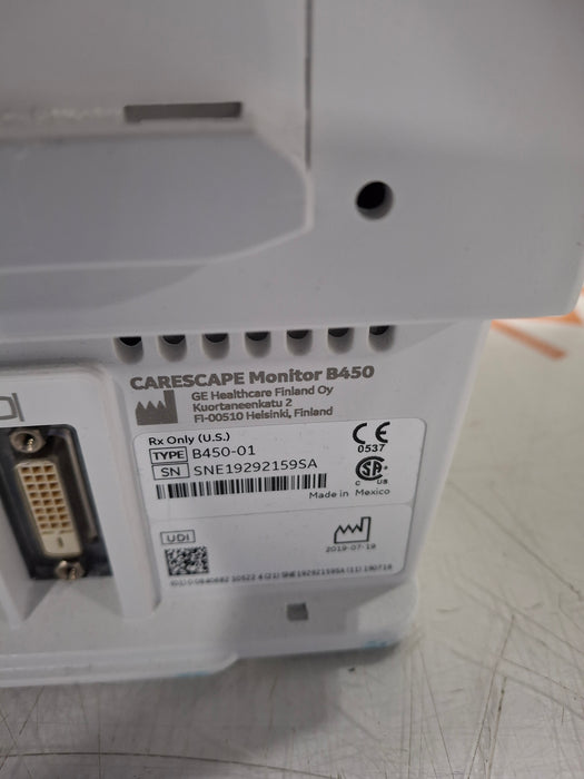 GE Healthcare Carescape B450 Neonatal Care Patient Monitor