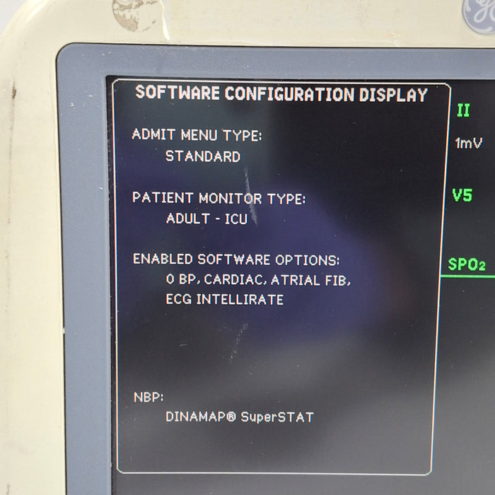 GE Healthcare Dash 4000 - GE/Nellcor SpO2 Patient Monitor