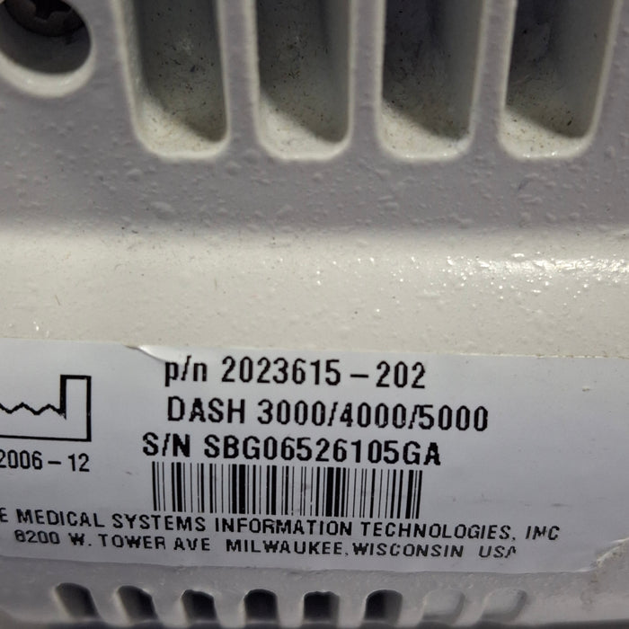GE Healthcare Dash 4000 - GE/Nellcor SpO2 Patient Monitor