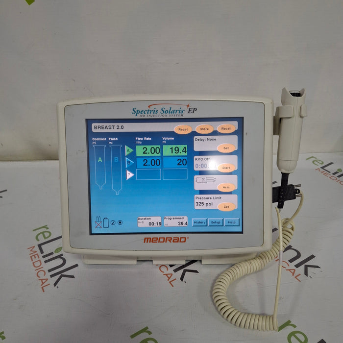 Medrad Spectris Solaris EP Injector Display