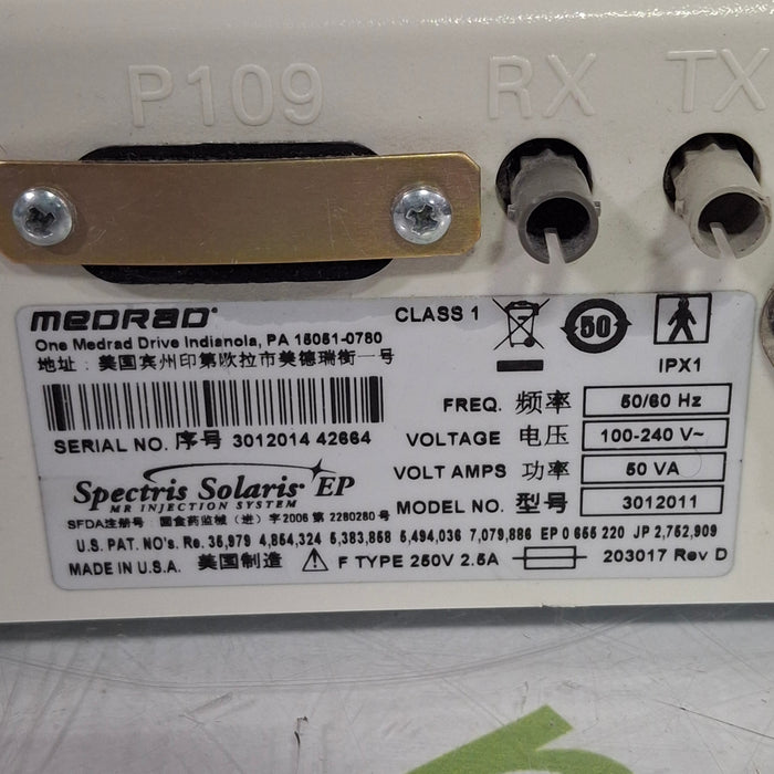 Medrad Spectris Solaris EP Injector Display