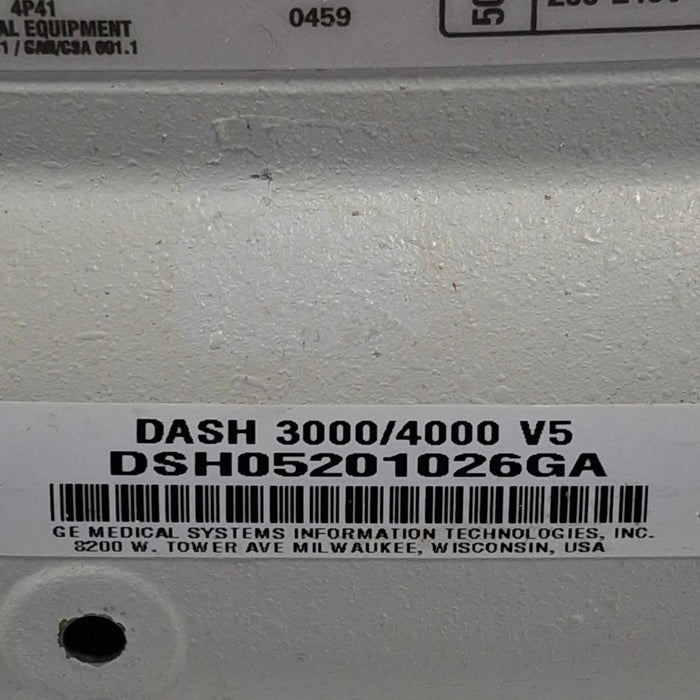 GE Healthcare Dash 4000 - GE/Nellcor SpO2 Patient Monitor