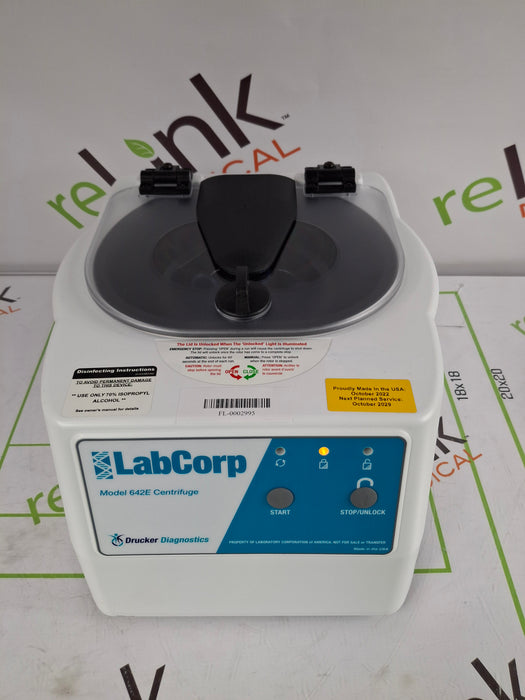 Drucker Diagnostics LabCorp 642E Centrifuge