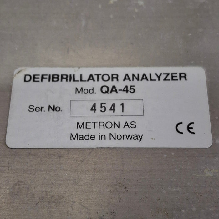 Metron Medical QA-45 Mk II Defibrillator Analyzer