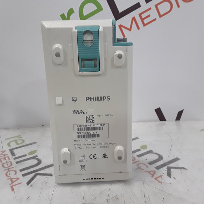 Philips M3001A-A01C06 Fast SpO2, NIBP, ECG, Temp, IBP MMS Module