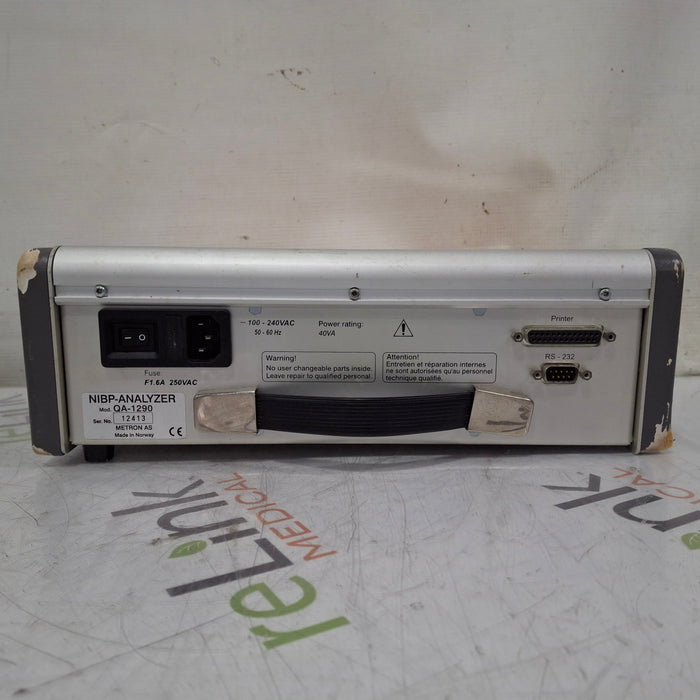 Metron Medical BP Pump QA-1290 NIBP Analyzer