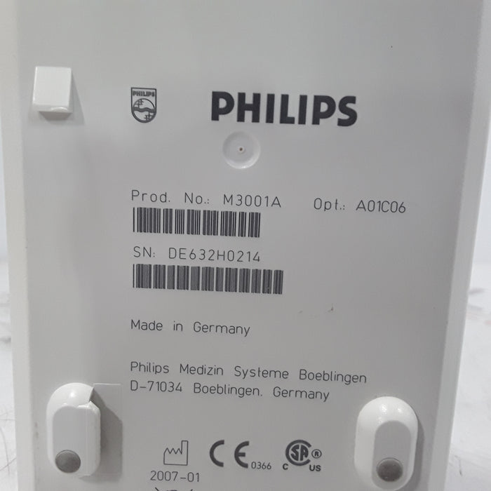 Philips M3001A-A01C06 Fast SpO2, NIBP, ECG, Temp, IBP MMS Module