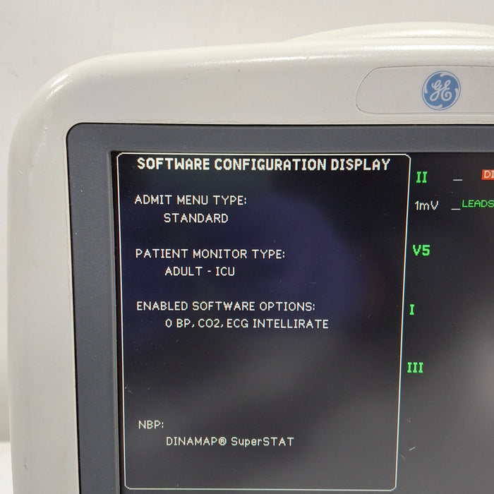 GE Healthcare Dash 4000 - GE/Nellcor SpO2 Patient Monitor