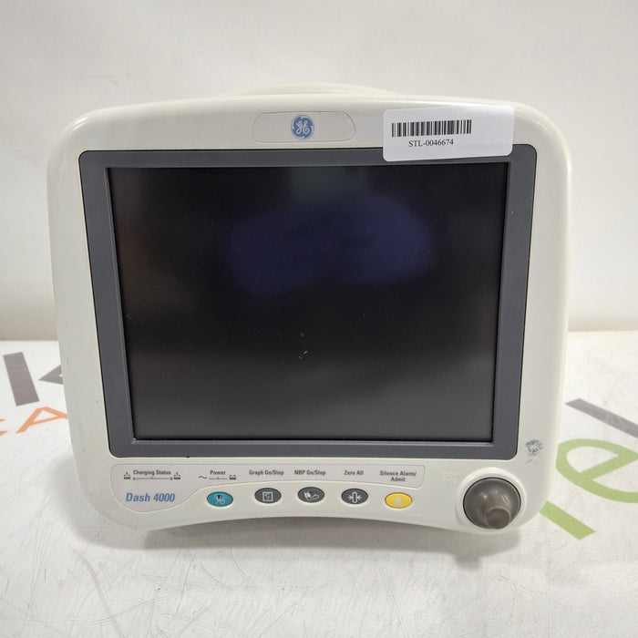 GE Healthcare Dash 4000 - GE/Nellcor SpO2 Patient Monitor