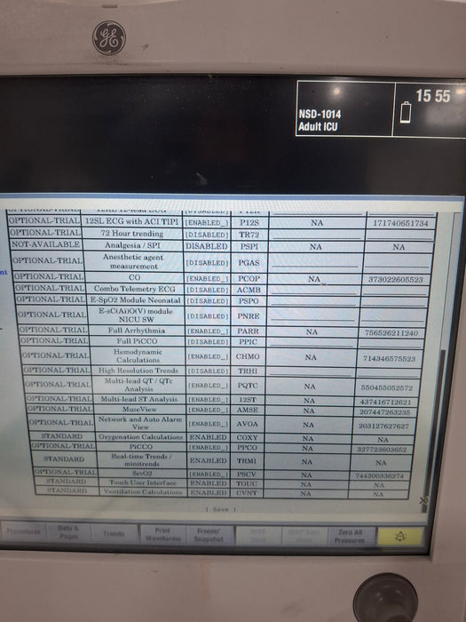 GE Healthcare Carescape B650 Critical Care Patient Monitor