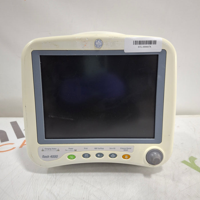 GE Healthcare Dash 4000 - GE/Nellcor SpO2 Patient Monitor