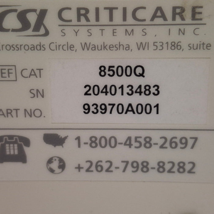 Criticare POET IQ2 Anesthetic Gas Monitor