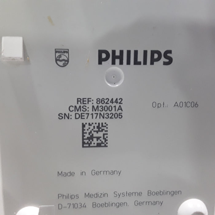 Philips M3001A-A01C06 Fast SpO2, NIBP, ECG, Temp, IBP MMS Module
