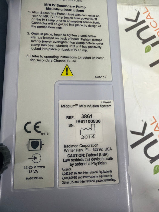 Iradimed MRidium 3860+ w/3861 MRI Infusion Pump