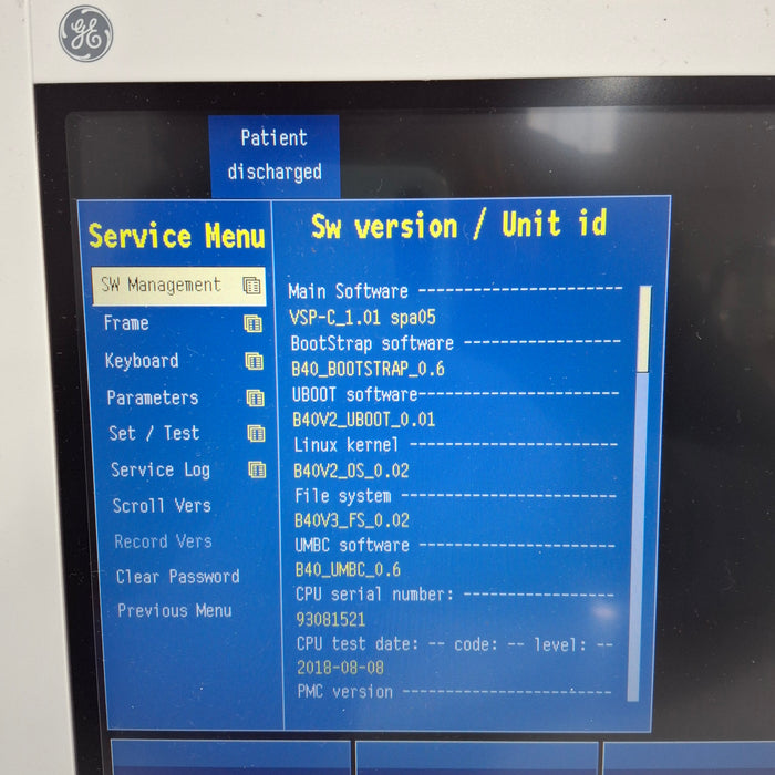 GE Healthcare B40 Patient Monitor