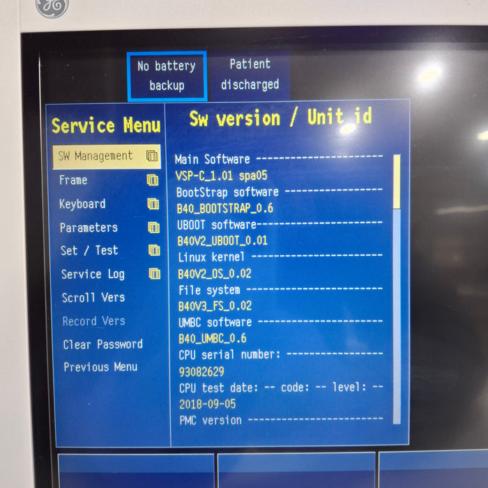 GE Healthcare B40 Patient Monitor