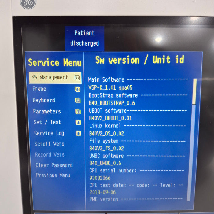 GE Healthcare B40 Patient Monitor