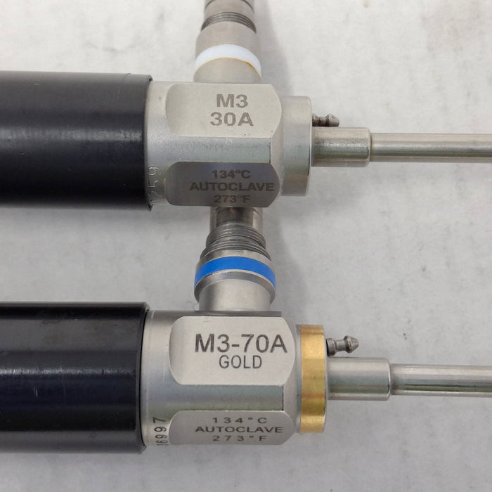 ACMI M3-30A & M3-70A Gold Cystoscope Set