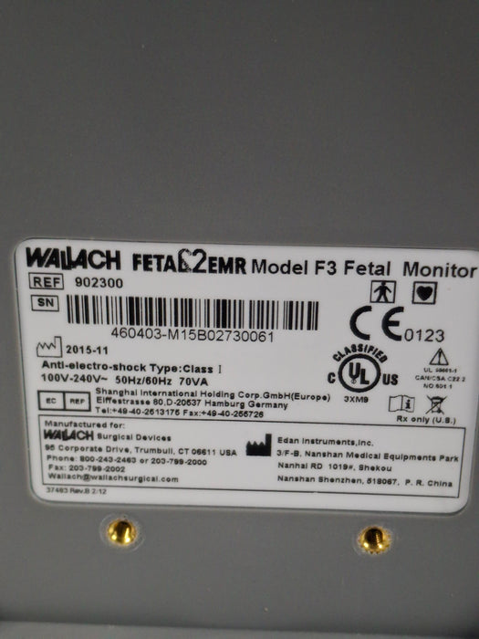 Wallach F3 Fetal Monitor