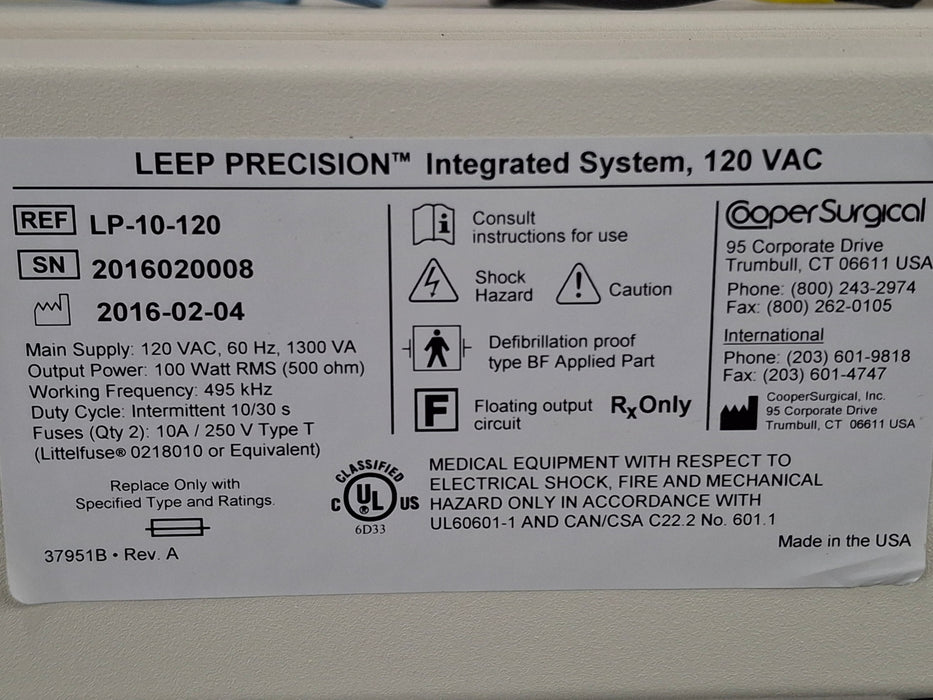 Cooper Surgical Leep Precision Integrated System