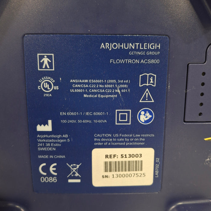 Arjo Flowtron ACS800 Compression Pump