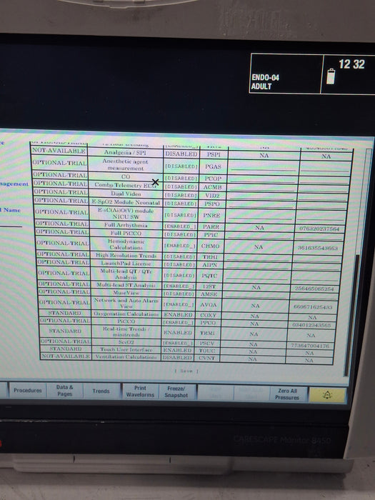 GE Healthcare Carescape B450 Critical Care Patient Monitor