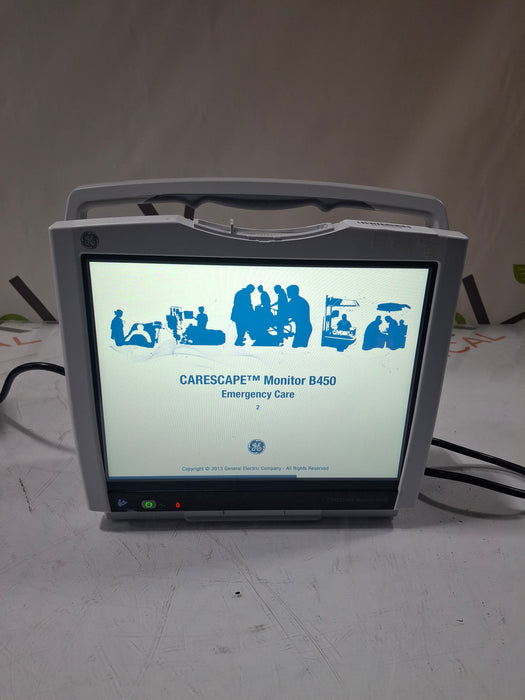 GE Healthcare Carescape B450 Emergency Care Patient Monitor